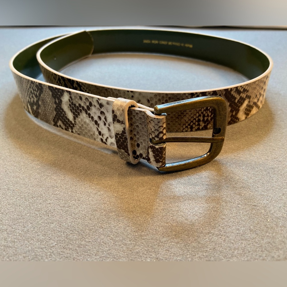 Faux Snake Skin Belt, Jones NY Size 14
